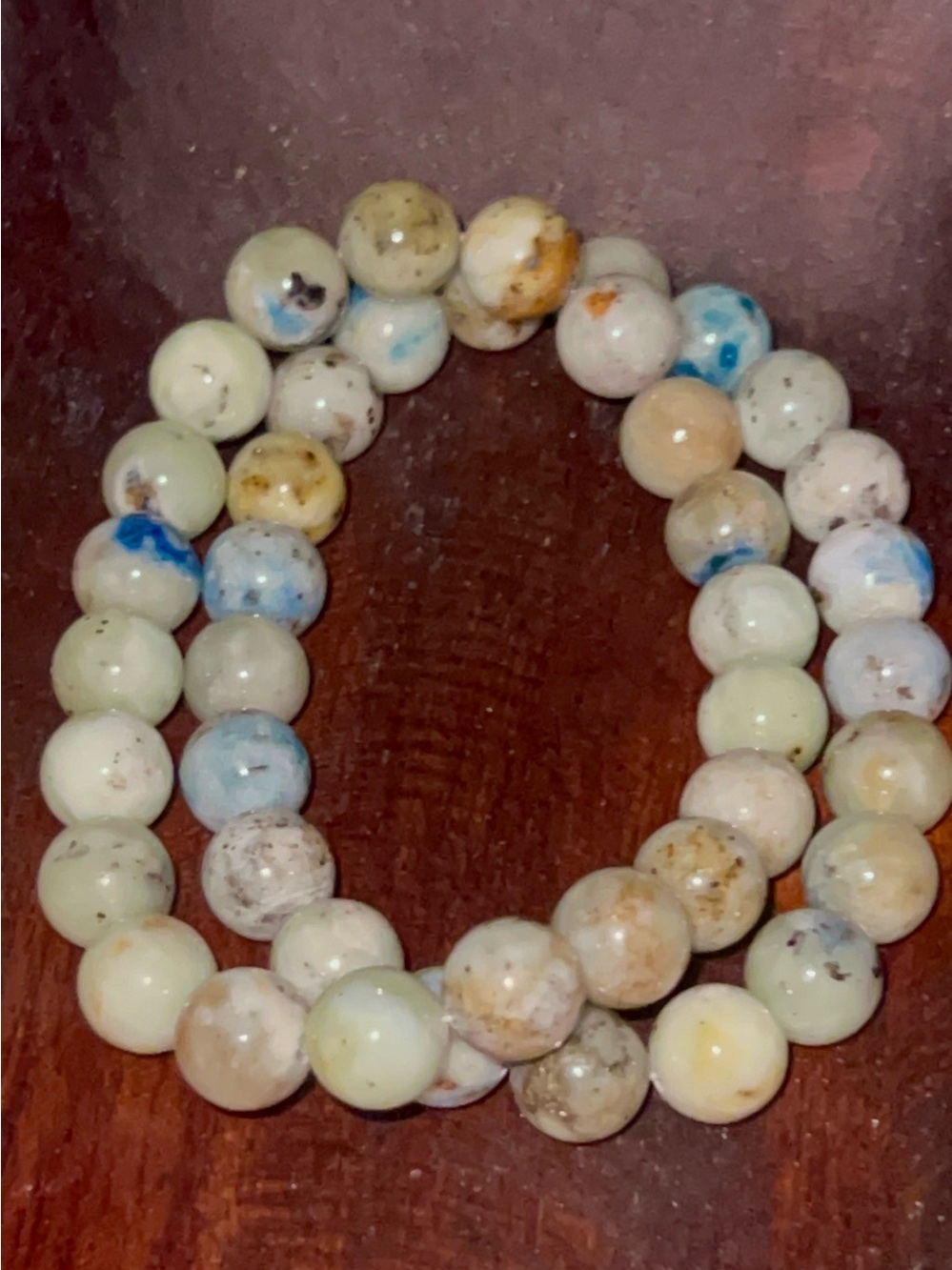 Hauynite authentic gemstone beaded bracelets